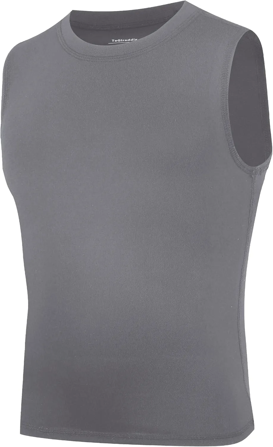 Youth Boy Girls Sleeveless Compression Shirt Kid Athletic Tank Top Quick Dry Basketball Football Undershirt