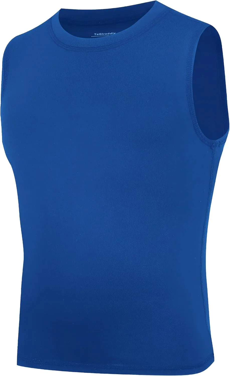 Youth Boy Girls Sleeveless Compression Shirt Kid Athletic Tank Top Quick Dry Basketball Football Undershirt