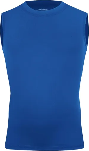 Youth Boy Girls Sleeveless Compression Shirt Kid Athletic Tank Top Quick Dry Basketball Football Undershirt